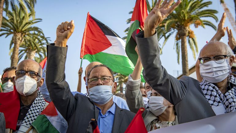 Maroc : manifestation contre l'accord de normalisation entre les Émirats et Israël