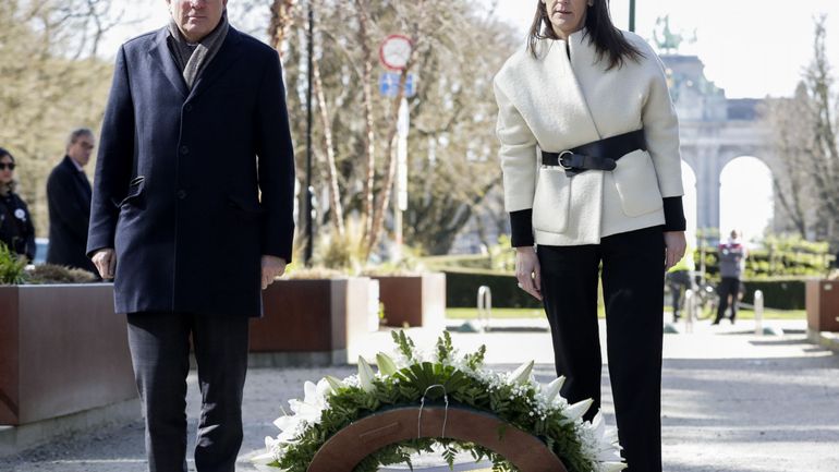 Attentats de Bruxelles: Sophie Wilmès rend hommage aux victimes des attentats du 22 mars en comité restreint (2)