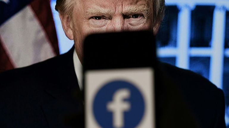 USA : banni de Facebook, Donald Trump 