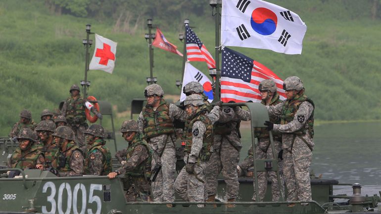 Des manoeuvres militaires entre Etats-Unis et la Corée du Sud débutent