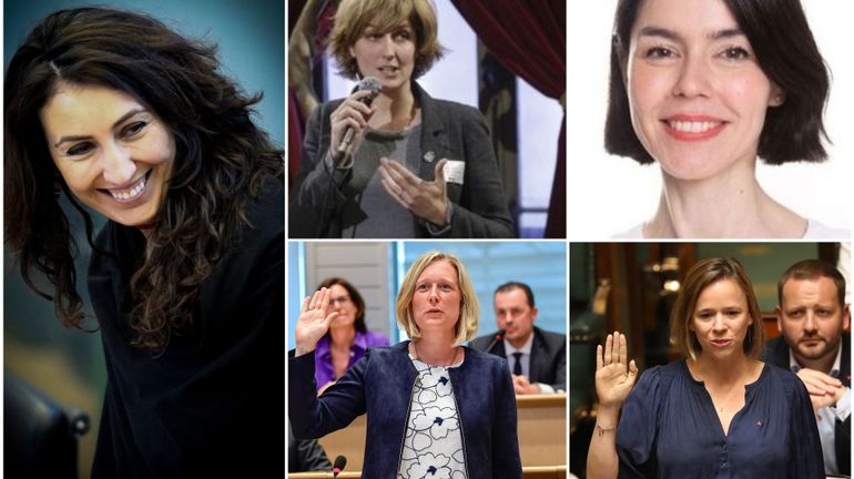 Caroline Désir, Valérie Glatigny, Christie Morreale, Céline Tellier, Bénédicte Linard: le sang neuf est (surtout) féminin