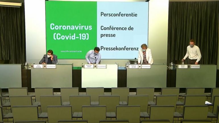 Coronavirus en Belgique: suivez en direct la conférence du Centre de crise dès 11h