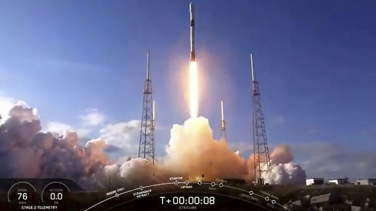 SpaceX a procédé à son dixième lancement de satellites pour son réseau Starlink