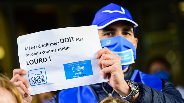 Manifestation à l'hôpital Delta contre la délégation d'actes infirmiers