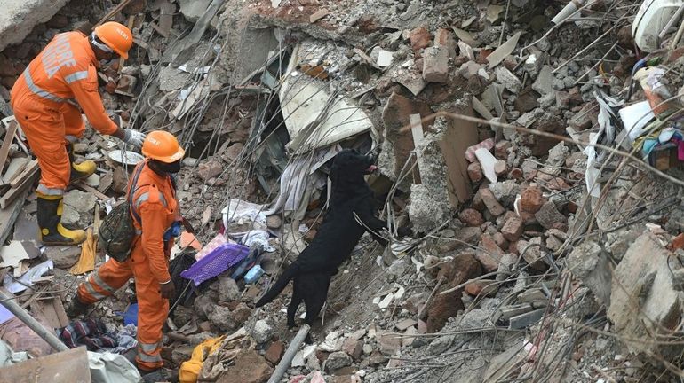 Effondrement d'un immeuble en Inde : le bilan s'établit à 16 morts