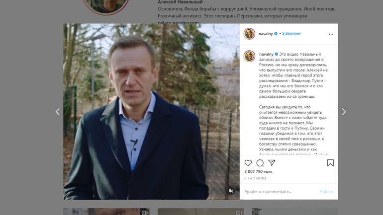 Russie: Navalny publie une enquête anti-corruption visant le 