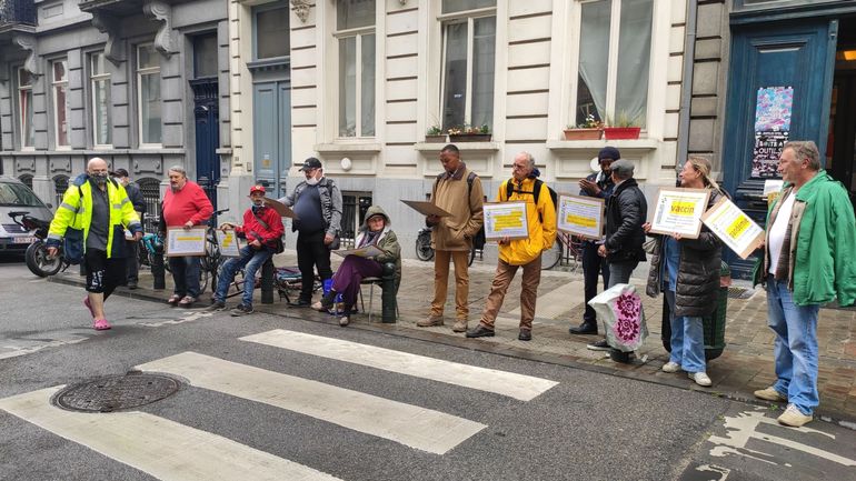 Mobilisation à Bruxelles contre les mauvais traitements des sans-abris