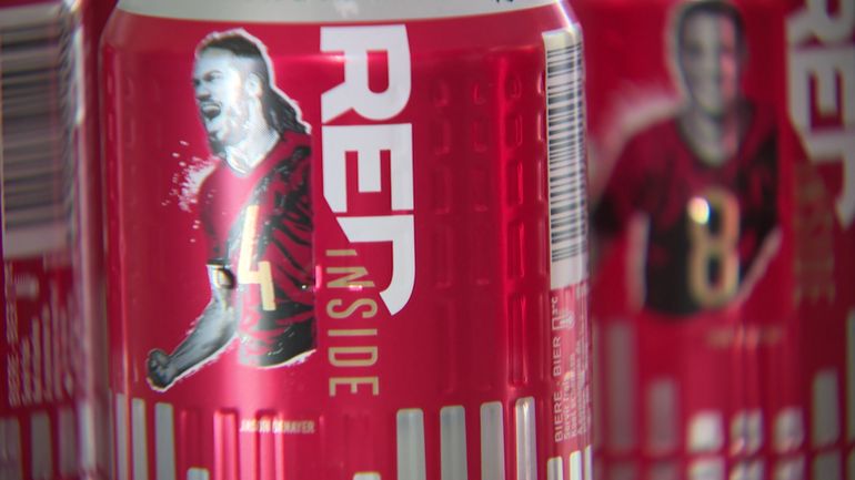 La Jupiler devient rouge pour l'Euro de foot 2021