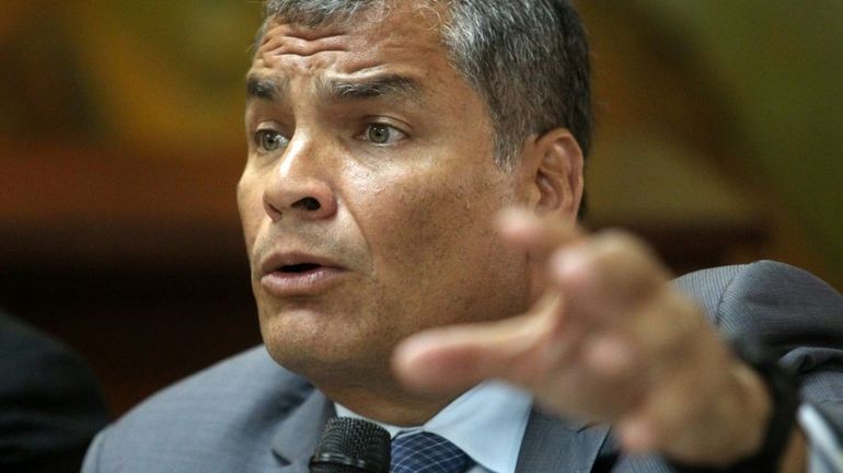 Equateur: mandat d'arrêt contre l'ex-président Correa, qui vit en Belgique