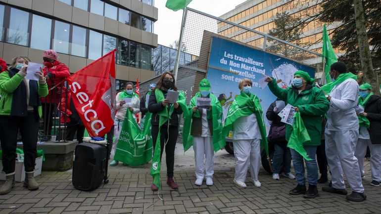 Grève dans le non marchand bruxellois pour une revalorisation de 100 millions par an