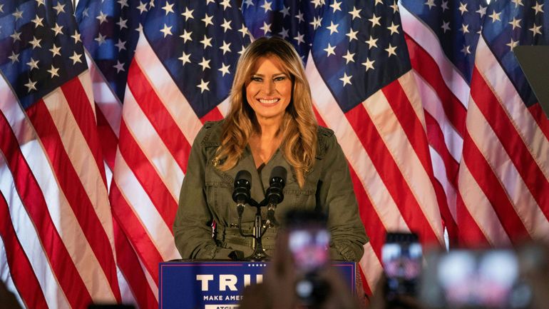 Présidentielle américaine : premier meeting de campagne, en solo, pour Melania Trump