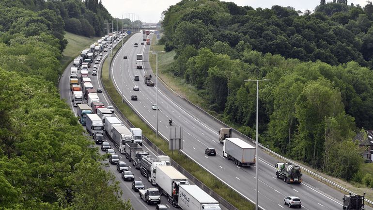 Le trafic routier en Wallonie était revenu à 75% de la normale la semaine dernière