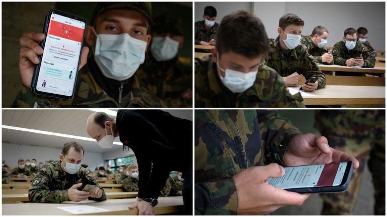 Coronavirus et tracing : les soldats suisses testent une 