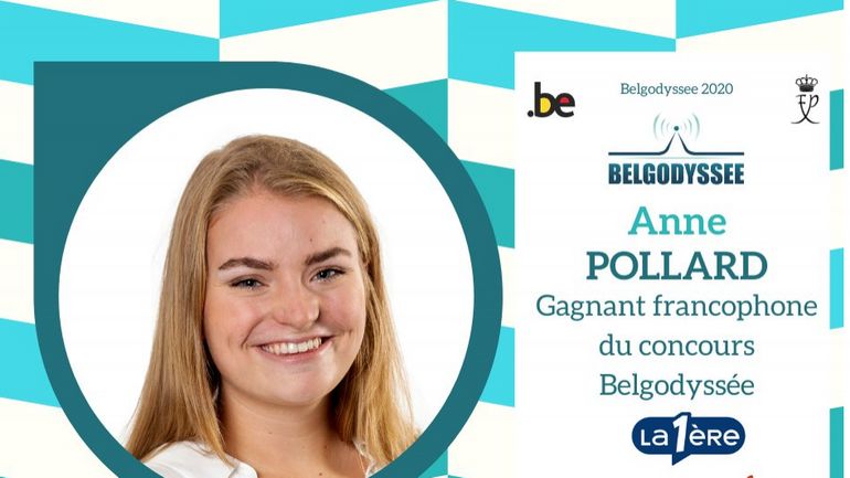 Anne Pollard, lauréate francophone de la Belgodyssée 2020