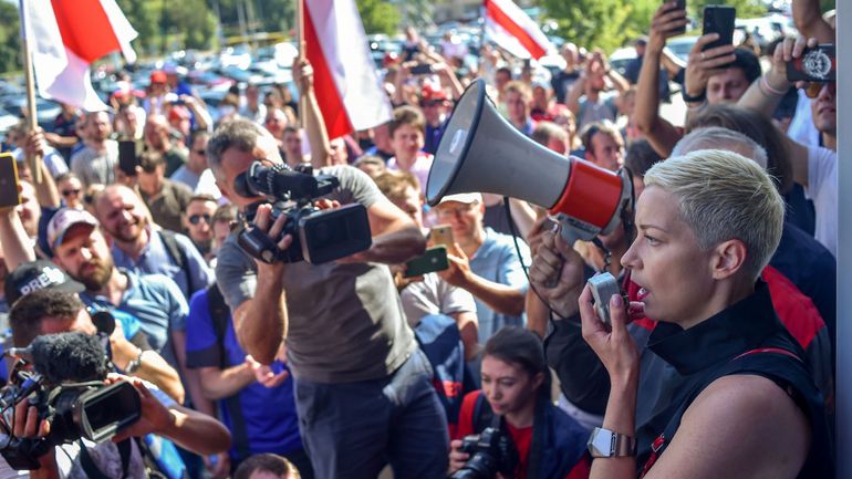 Présidentielle en Biélorussie : manifestations devant des usines et la télévision publique à Minsk