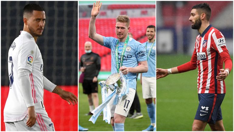 Les chiffres des Diables Rouges : Eden Hazard étonne, Kevin De Bruyne collectionne, Yannick Carrasco distribue