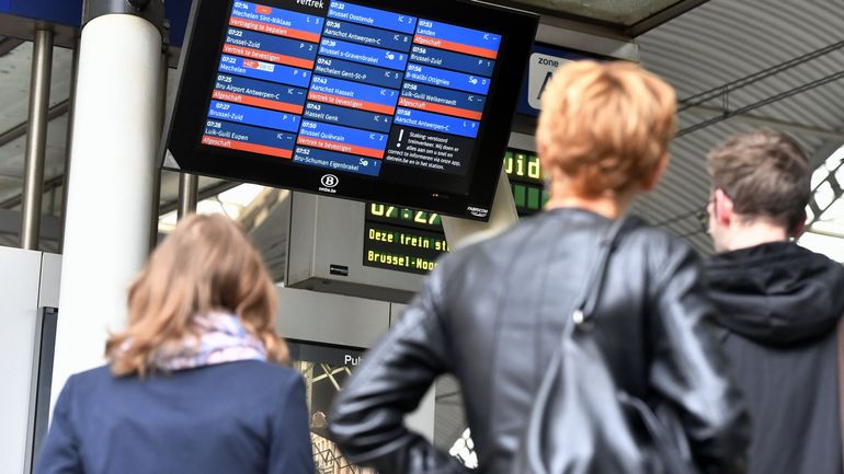 En juillet, les trains belges ont été plus souvent à l'heure que l'an dernier