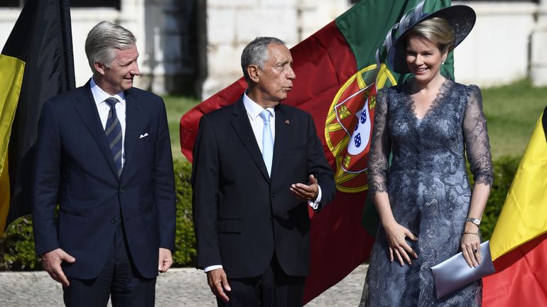 Philippe et Mathilde ont atterri au Portugal pour une visite d'Etat de trois jours