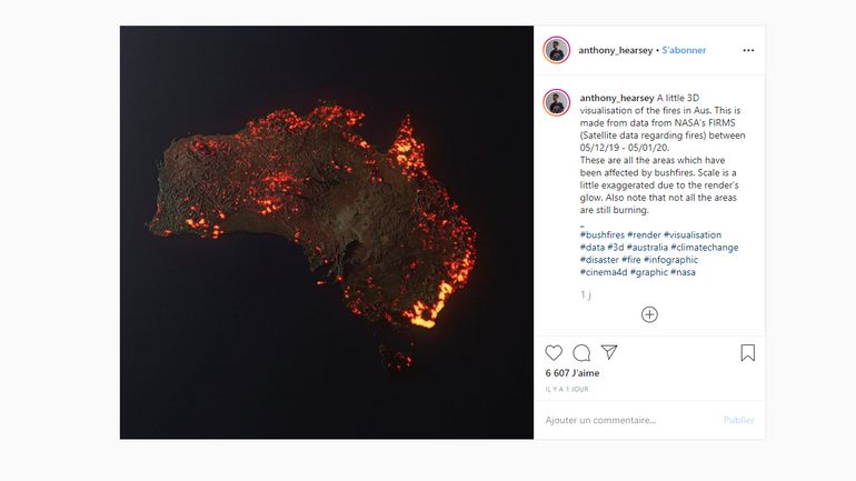 Le vrai du faux : ce que montre vraiment cette image de l'Australie en train de brûler