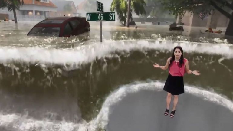 USA: l'ouragan Florence, rétrogradé en catégorie 1, a atteint la côte Est des Etats-Unis