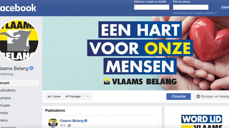 En juin, le Vlaams Belang a dépensé plus de 150.000 euros en publicités Facebook