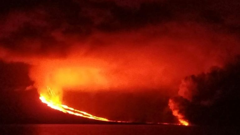 Equateur: éruption du volcan La Cumbre sur une île inhabitée des Galapagos