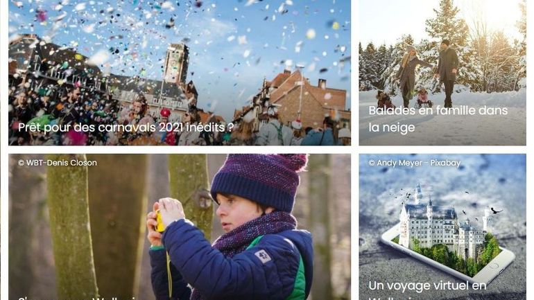 Le site web Visit Wallonia propose un maximum d'activités pour les congés de carnaval