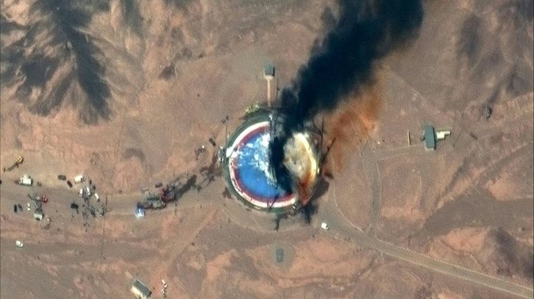 Explosion apparente d'une fusée en Iran: Donald Trump a-t-il diffusé une photo classée secret-défense?