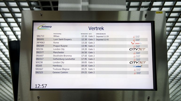 Coronavirus : la fréquentation de l'aéroport d'Anvers reprend timidement