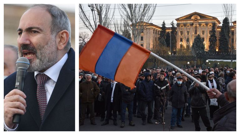 Crise politique en Arménie : de nouvelles manifestations suite à la défaite militaire au Haut-Karabagh
