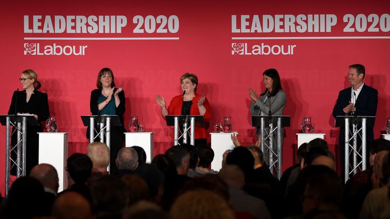 Sous le signe de l'union, quatre femmes et un homme se disputent la succession de Corbyn à la tête du Labour