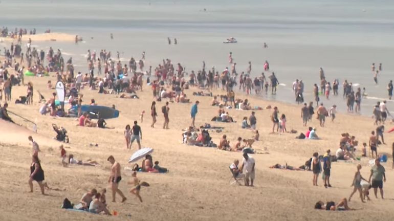 Côte d'Opale : grosse affluence sur les plages, le préfet du Nord pourrait revenir sur leurs réouvertures