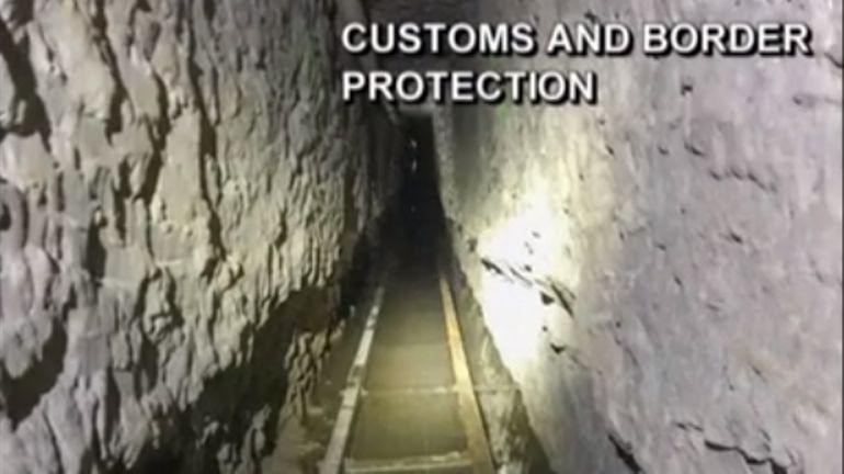 Découverte du plus long tunnel de contrebande entre le Mexique et les Etats-Unis