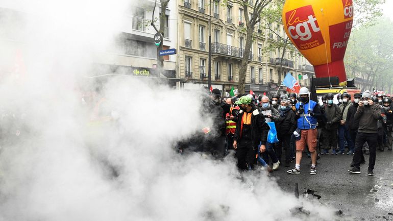 France : plusieurs manifestations à travers tout le pays pour le 1er mai, tensions à Paris