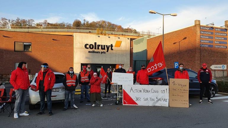 Coronavirus: grève au Colruyt de Verviers