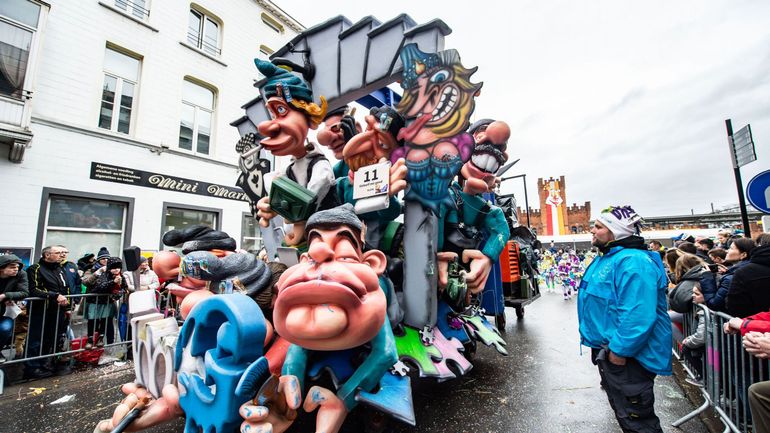 Ce dimanche, plus que jamais, le carnaval d'Alost focalise l'attention