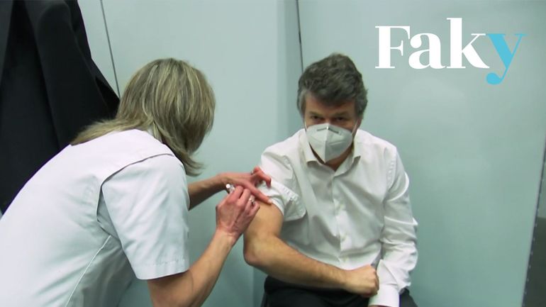 Des images de politiciens se faisant vacciner contre le Covid-19 détournées sur les réseaux sociaux
