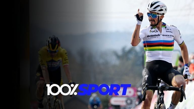 100% Sport: Julian Alaphilippe, maître du mur de Huy et la Super League déjà rangée au placard