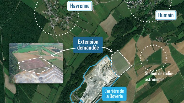 Lhoist demande la révision du plan de secteur pour une extension de sa carrière de Rochefort