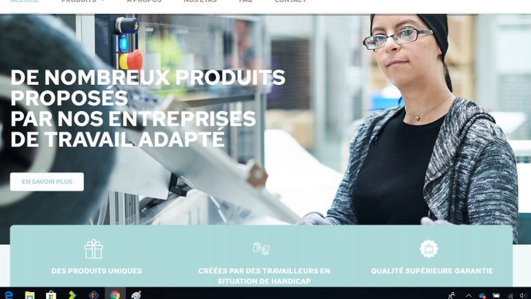 Lancement du premier webshop belge de produits fabriqués par des travailleurs handicapés