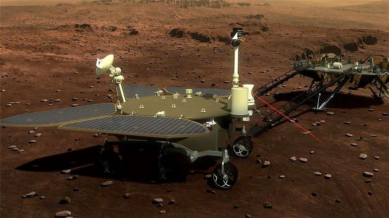 La Chine s'apprête à faire atterrir sur Mars son robot téléguidé