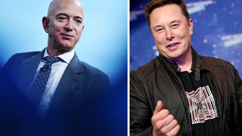 Musk et Bezos se disputent l'espace pour leurs constellations de satellites