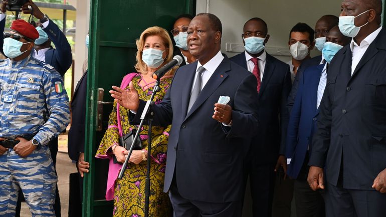 Côte d'Ivoire: le président Ouattara réélu pour un un 3e mandat