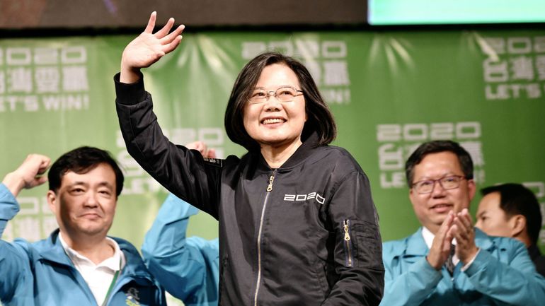 A peine réélue, Tsai Ing-wen, la présidente de Taïwan, est déjà la cible des médias chinois
