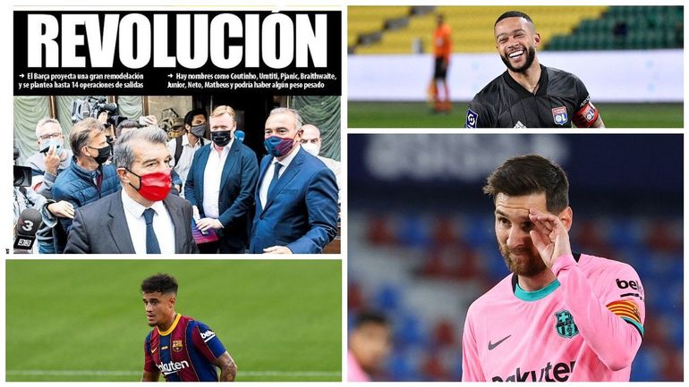 FC Barcelone : Révolution en marche, 14 joueurs sur la sellette et Depay en approche