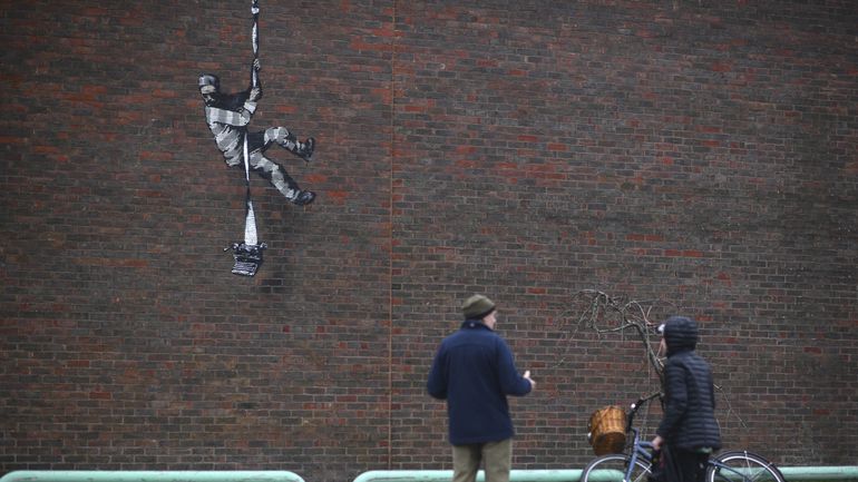 Banksy revendique une nouvelle oeuvre d'art dans une vidéo