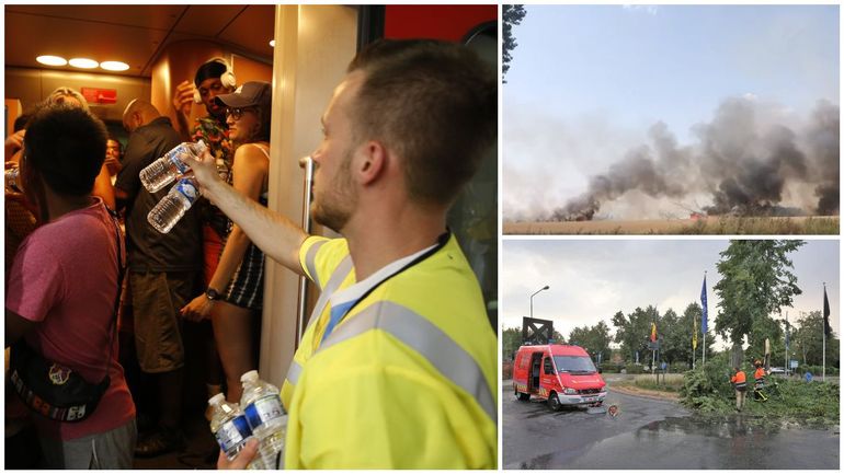 Vents violents, incendies, pannes d'électricité : le bilan d'un jeudi 25 juillet historiquement chaud