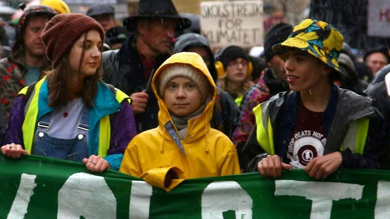 Marches pour le Climat: à Bristol, Greta Thunberg appelle les jeunes à 