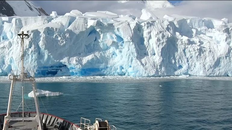 Des scientifiques filment l'effondrement d'un glacier en Antarctique (vidéo)