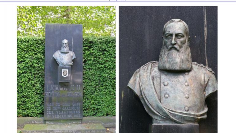 Colonialisme : Gand a retiré un buste du roi Léopold II